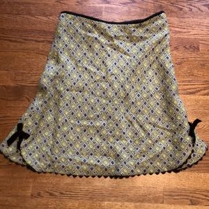 Sara Jane Olive Brown Skirt